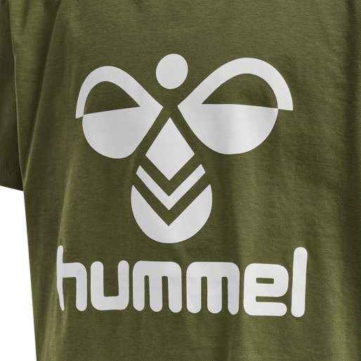 hmlTRES T-SHIRT S/S, CAPULET OLIVE, packshot