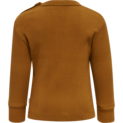 hmlSAMI T-SHIRT L/S, GLAZED GINGER, packshot