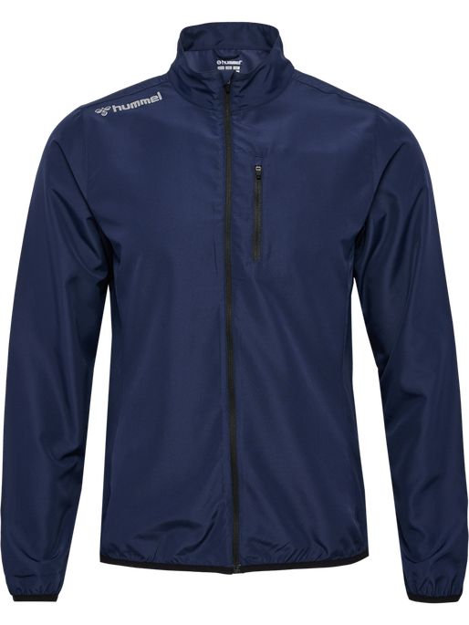 hmlRUN JACKET, BLACK IRIS, packshot