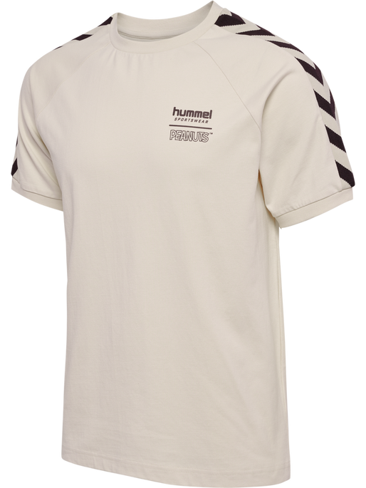 hmlARCHIVE T-SHIRT S/S PEANUTS, WHITECAP GRAY, packshot
