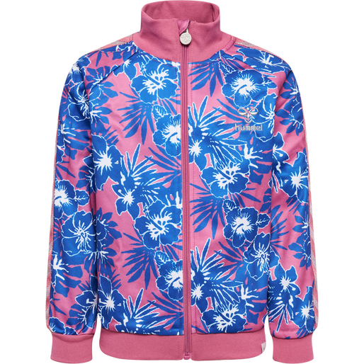 hmlFLOWERY ZIP JACKET, HEATHER ROSE, packshot