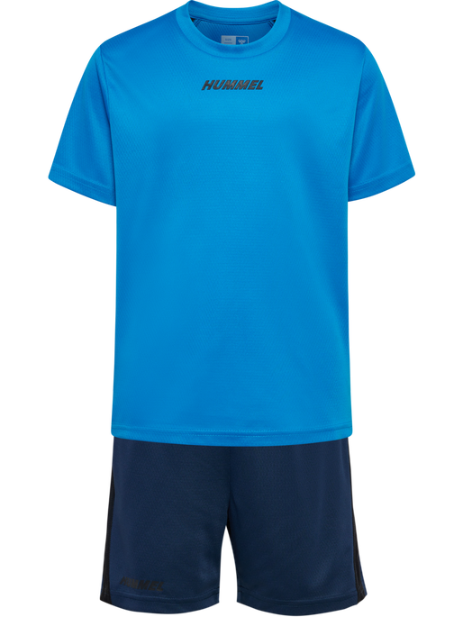 hmlMULTI PL SET KIDS, INDIGO BUNTING/DRESS BLUES, packshot