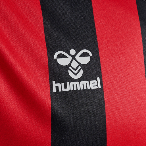 hmlCORE XK STRIPED JERSEY S/S, BLACK/TRUE RED hmlCORE XK STRIPED JERSEY S/S, BLACK/TRUE RED, packshot