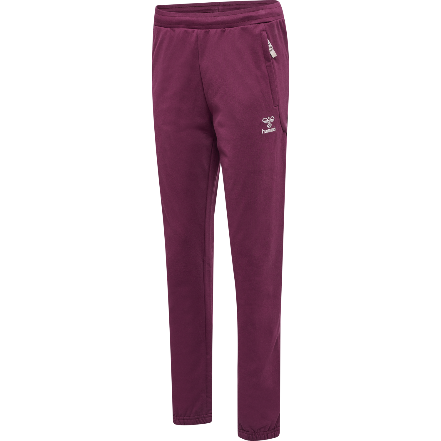 hmlMOVE GRID COTTON PANTS WOMAN, GRAPE WINE, packshot