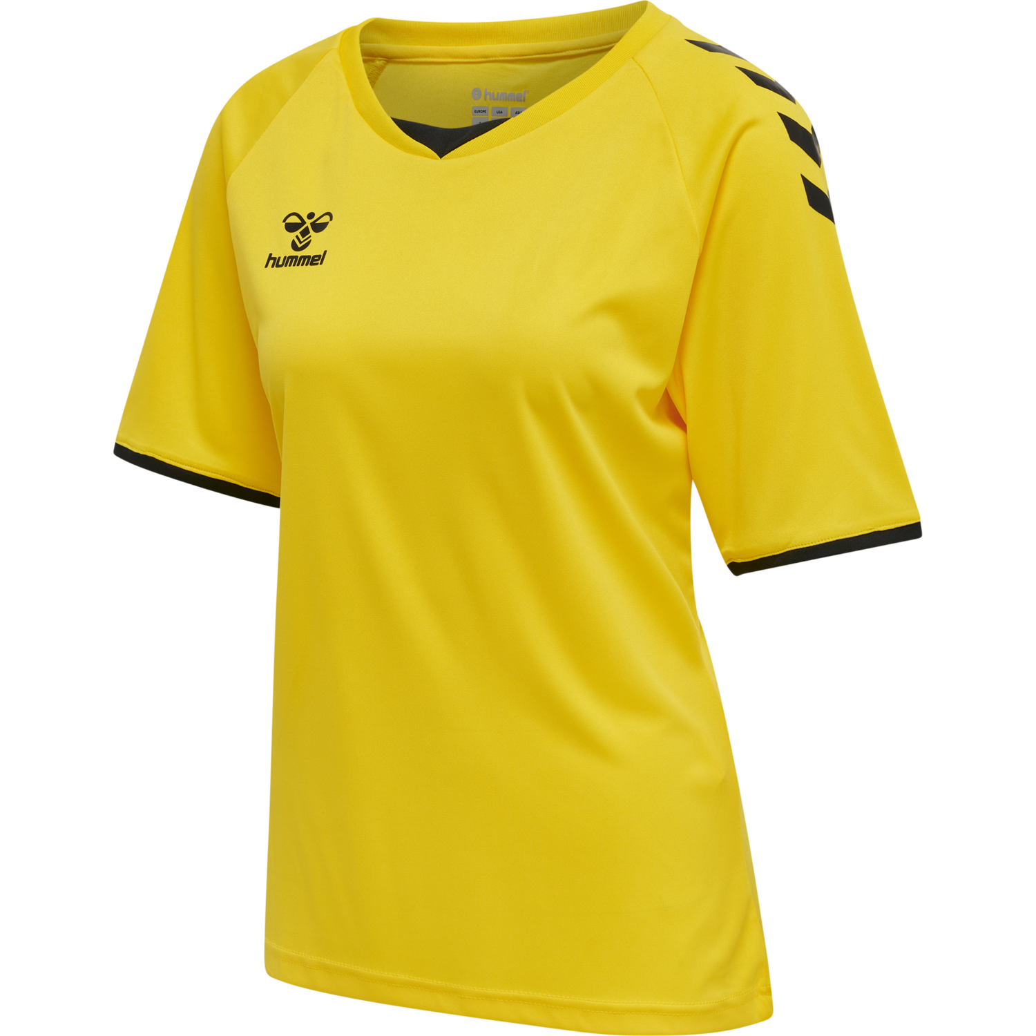 hmlCORE VOLLEY TEE WO, BLAZING YELLOW, packshot