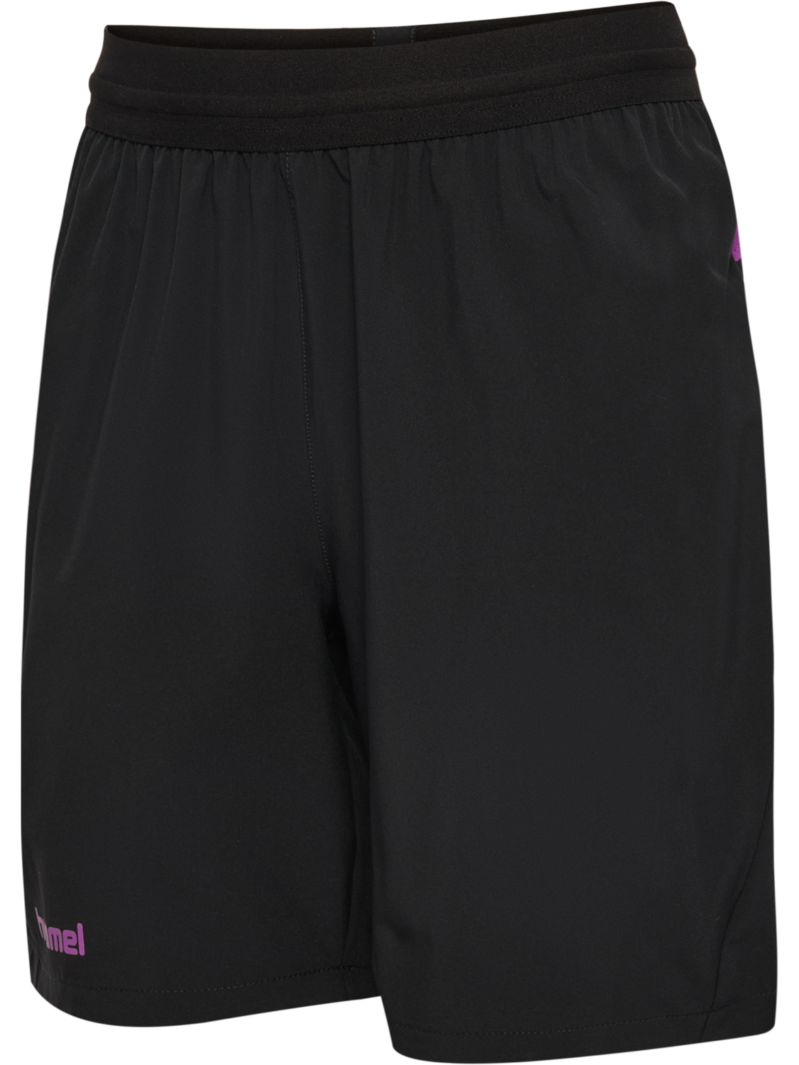 hmlBLAZE 2.0 TRAINING SHORTS KIDS, BLACK/DAHLIA, packshot