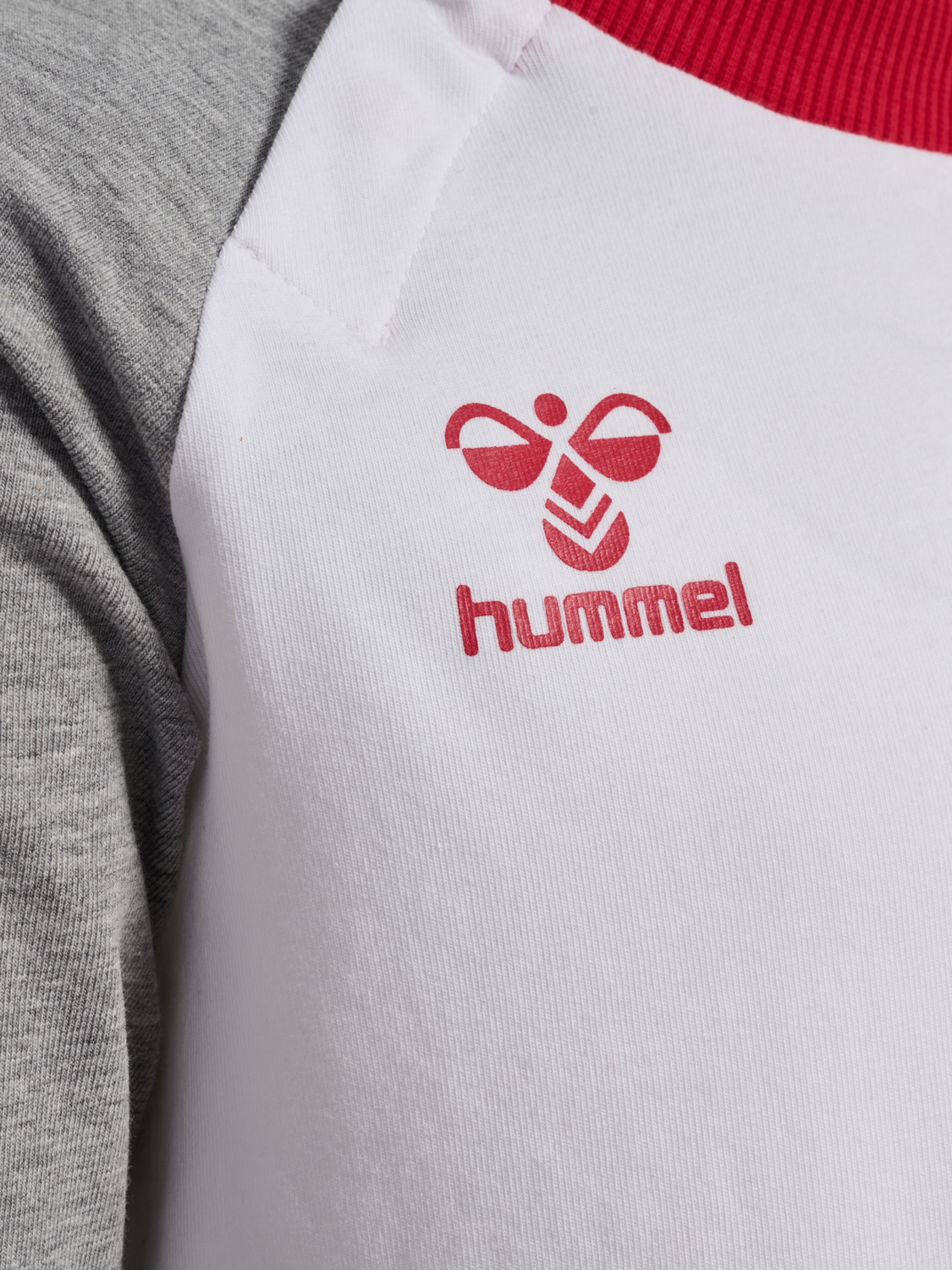 hmlMINI DBU T-SHIRT L/S, WHITE, packshot