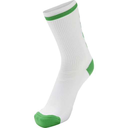 ELITE INDOOR SOCK LOW, WHITE/JELLY BEAN, packshot