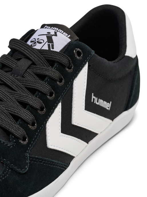 HUMMEL SLIMMER STADIL LOW, BLACK, packshot