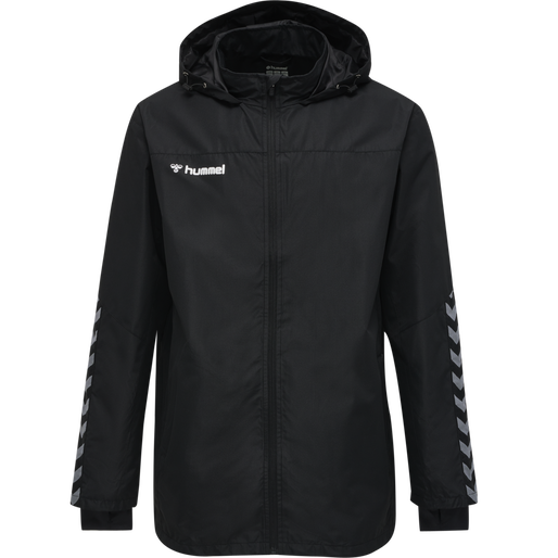 hmlAUTHENTIC KIDS ALL-WEATHER JACKE, BLACK/WHITE, packshot