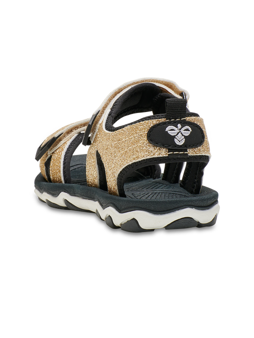 SANDAL SPORT GLITTER JR, GOLD, packshot