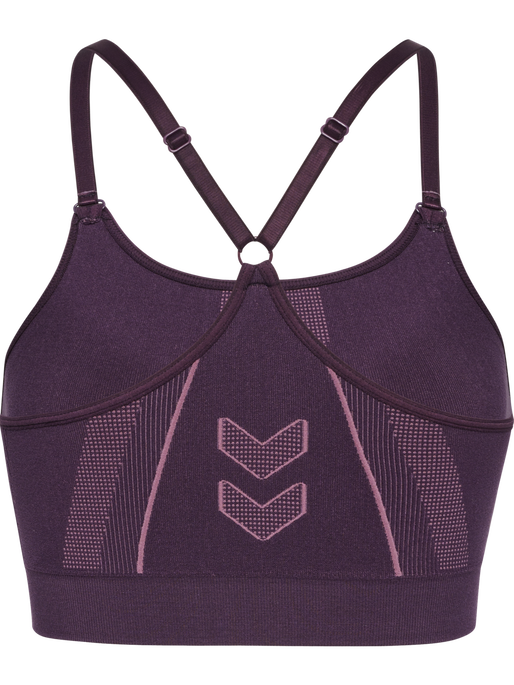 hmlMT POWER SEAMLESS SPORTS BRA, PLUM PERFECT hmlMT POWER SEAMLESS SPORTS BRA, PLUM PERFECT, packshot