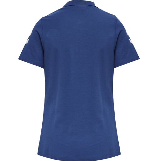 HMLGO COTTON POLO WOMAN, TRUE BLUE HMLGO COTTON POLO WOMAN, TRUE BLUE, packshot