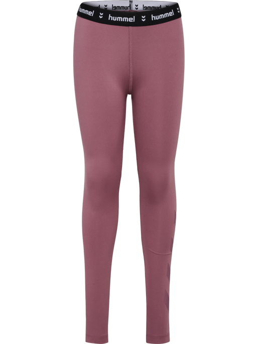 hmlJR PULSE MID WAIST TIGHTS, WISTFUL MAUVE, packshot