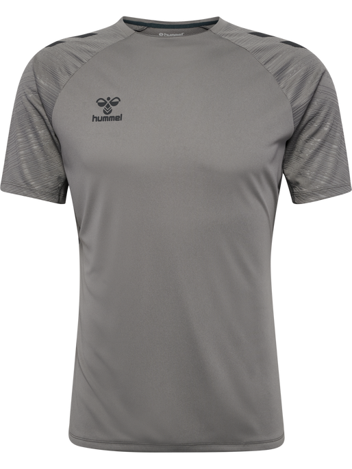 hmlPRO TRAINING JERSEY S/S, STEEL GRAY hmlPRO TRAINING JERSEY S/S, STEEL GRAY, packshot