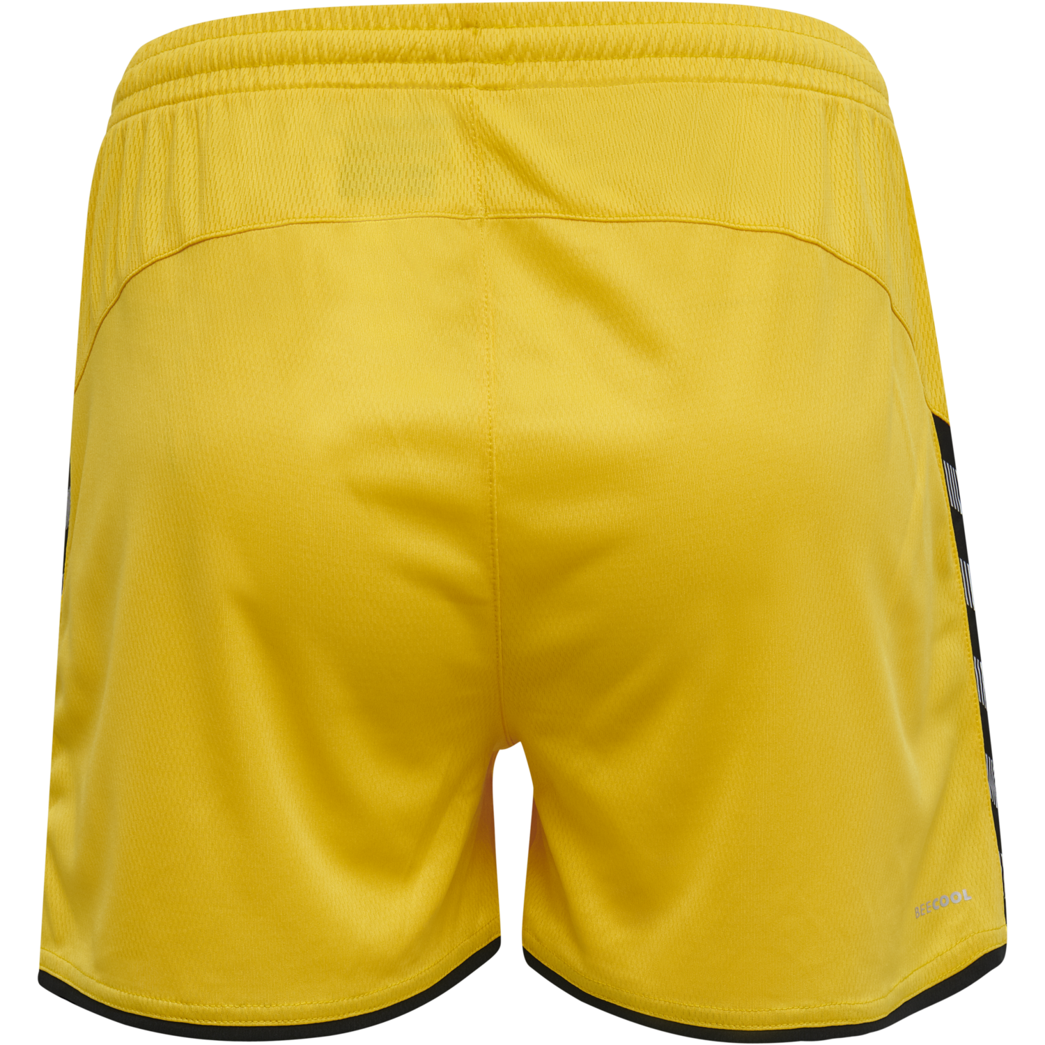 hmlAUTHENTIC POLY SHORTS WOMAN, SPORTS YELLOW/BLACK, packshot