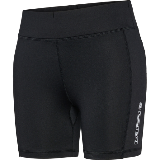 hmlGG12 TRAINING HW SHORT TIGHTS WOMAN, BLACK, packshot