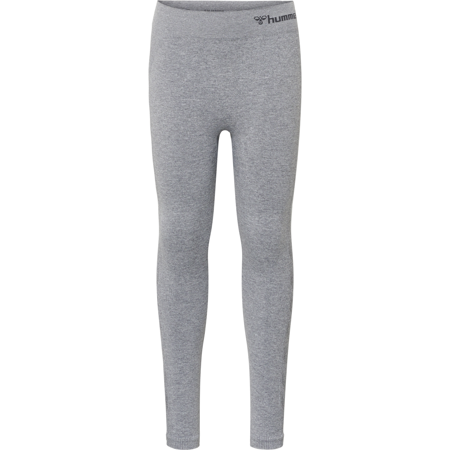 hmlCI JUNIOR SEAMLESS TIGHTS, GREY MELANGE, packshot