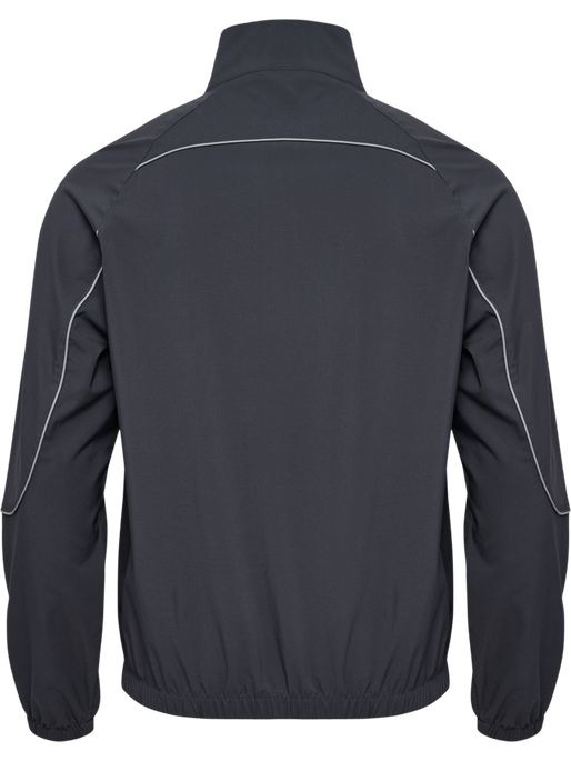 hmlPULSE WOVEN ZIP JACKET, EBONY hmlPULSE WOVEN ZIP JACKET, EBONY, packshot