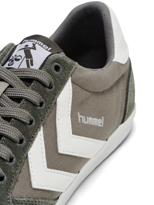 HUMMEL SLIMMER STADIL LOW, CASTLE ROCK/WHITE KH, packshot