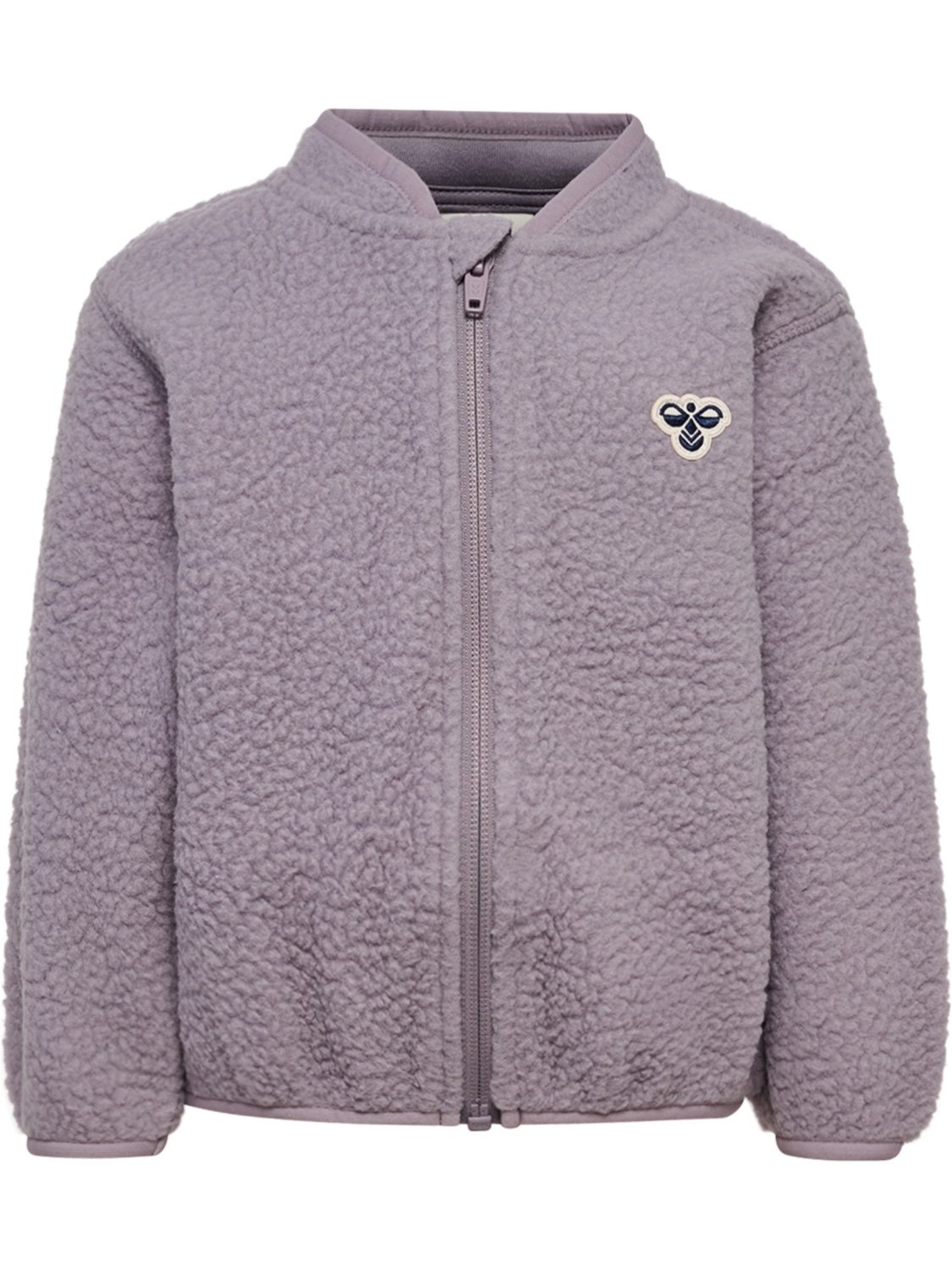 hmlMINI ATLAS FLEECE ZIP JACKET, GRAY RIDGE, packshot