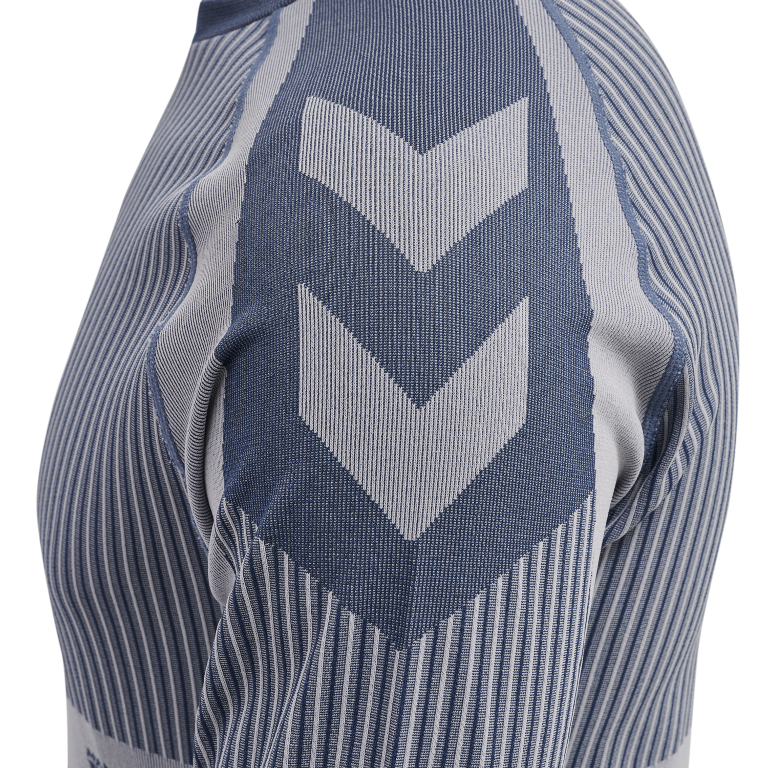 hmlMT UNIT SEAMLESS T-SHIRT, INSIGNIA BLUE/CHATEAU GRAY, packshot