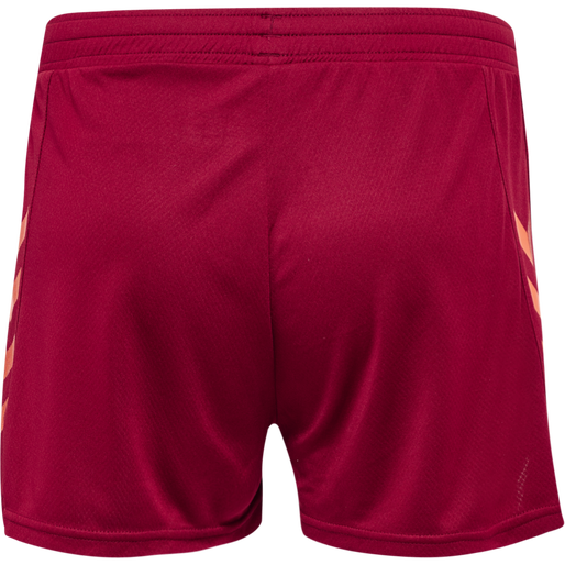 hmlONGRID POLY SHORTS WO, RHUBARB/NASTURTIUM, packshot