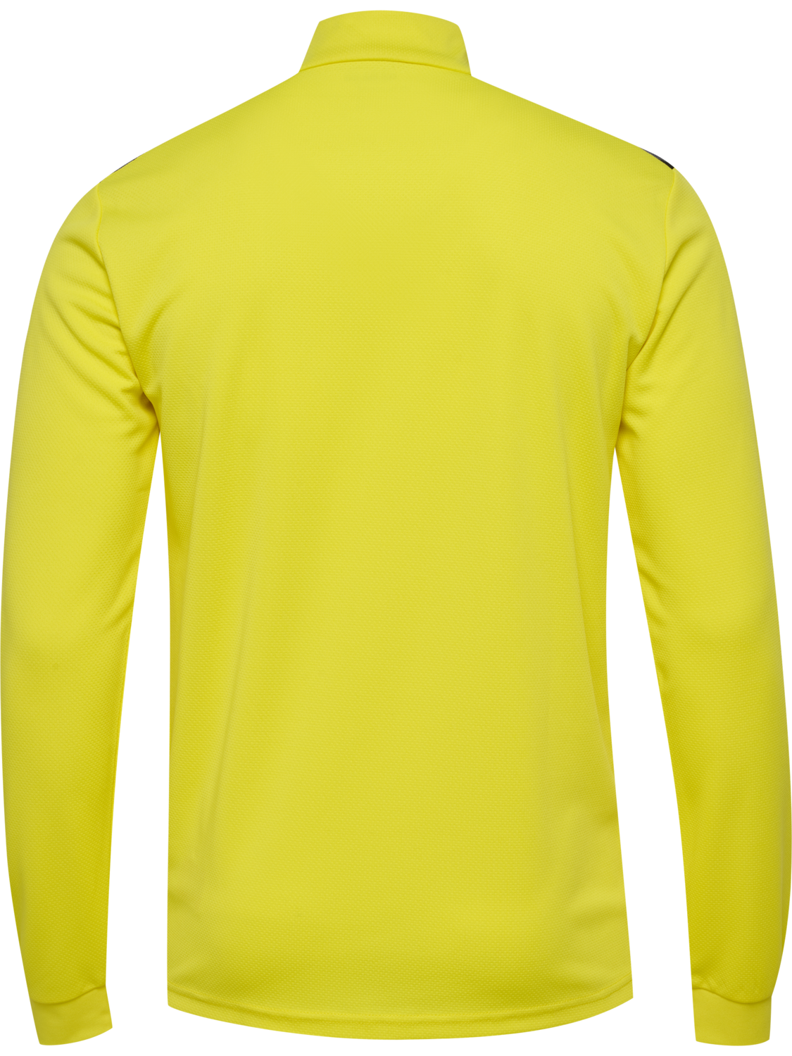 hmlAUTHENTIC HALF ZIP SWEAT, BLAZING YELLOW, packshot