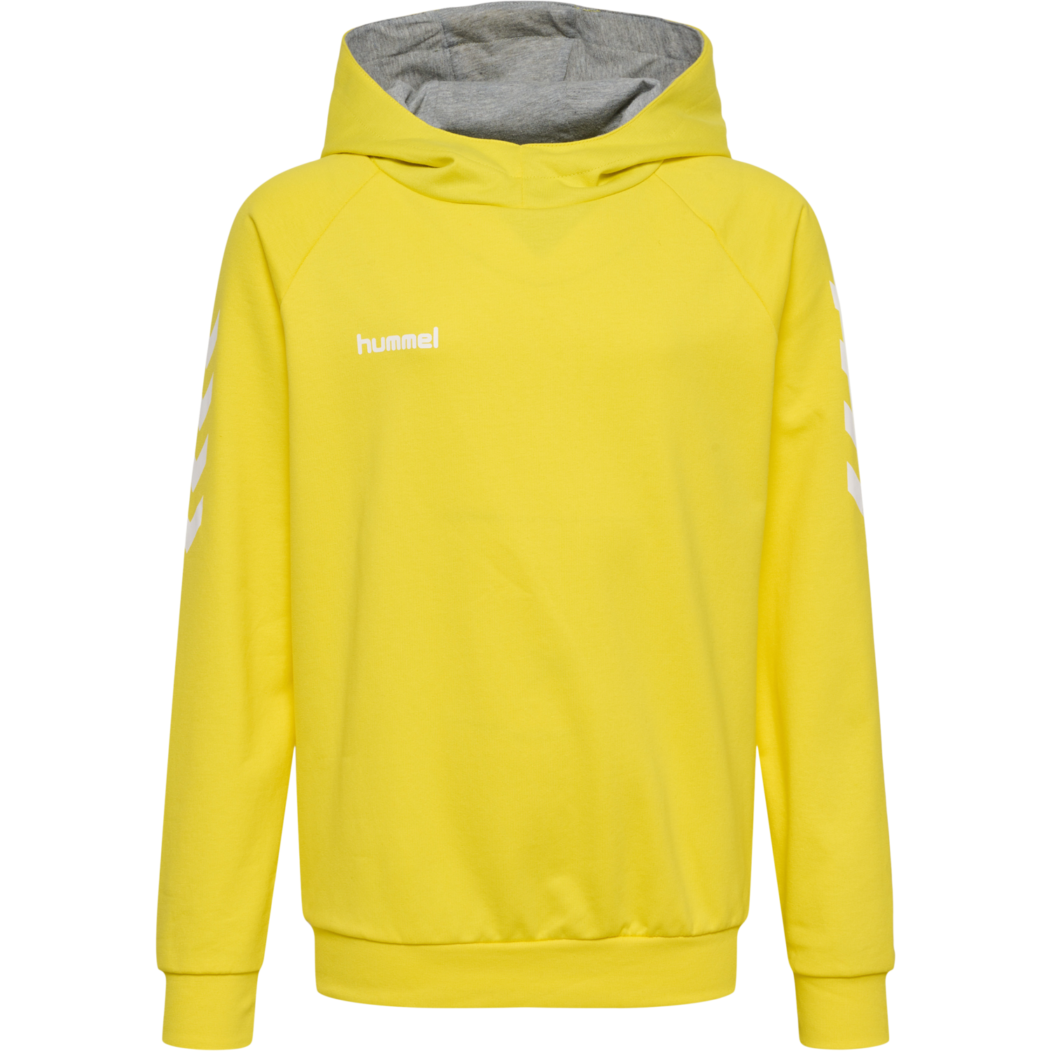 HMLGO KIDS COTTON HOODIE, BLAZING YELLOW, packshot