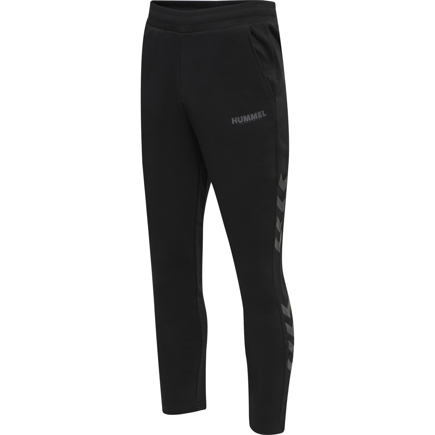 hmlLEGACY TAPERED PANTS, BLACK, packshot