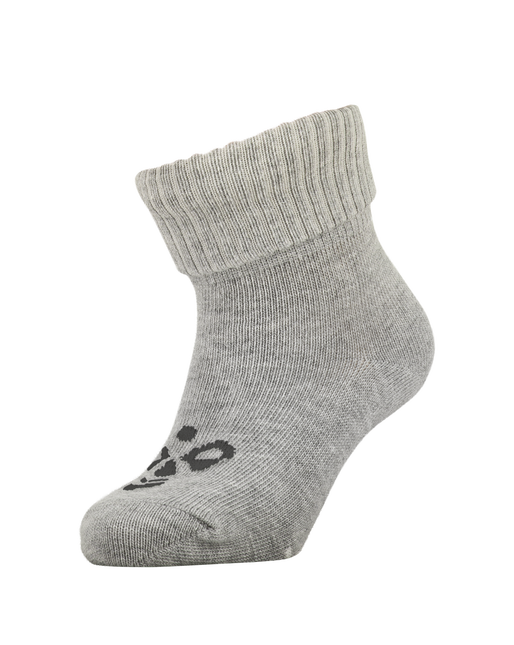 HMLSORA WOOL SOCKS, GREY MELANGE, packshot