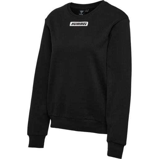 hmlTE ELEMENT SWEATSHIRT, BLACK, packshot