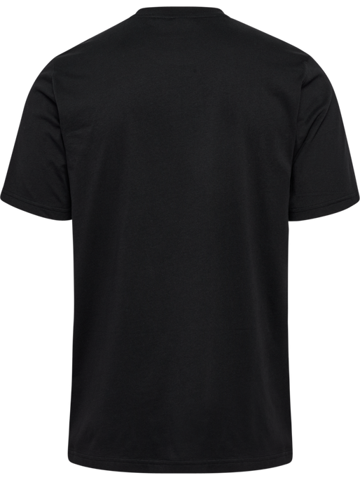 hmlREGULAR GRAPHIC TEE S/S, BLACK/BLACK, packshot