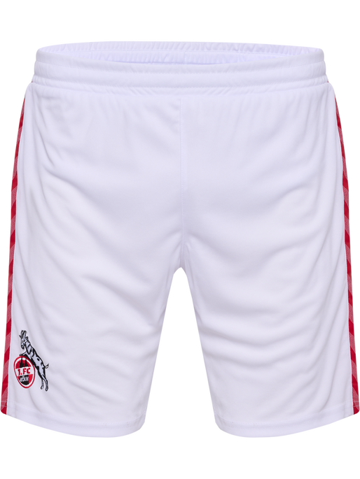 1FCK 23/24 HOME SHORTS, WHITE/TRUE RED, packshot