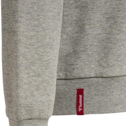 hmlRED CLASSIC SWEATSHIRT WOMAN, GREY MELANGE hmlRED CLASSIC SWEATSHIRT WOMAN, GREY MELANGE, packshot