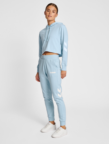 hmlLEGACY WOMAN TAPERED PANTS, CELESTIAL BLUE, model
