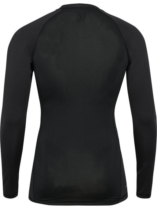 hmlBL PERFORMANCE TEE L/S, BLACK, packshot