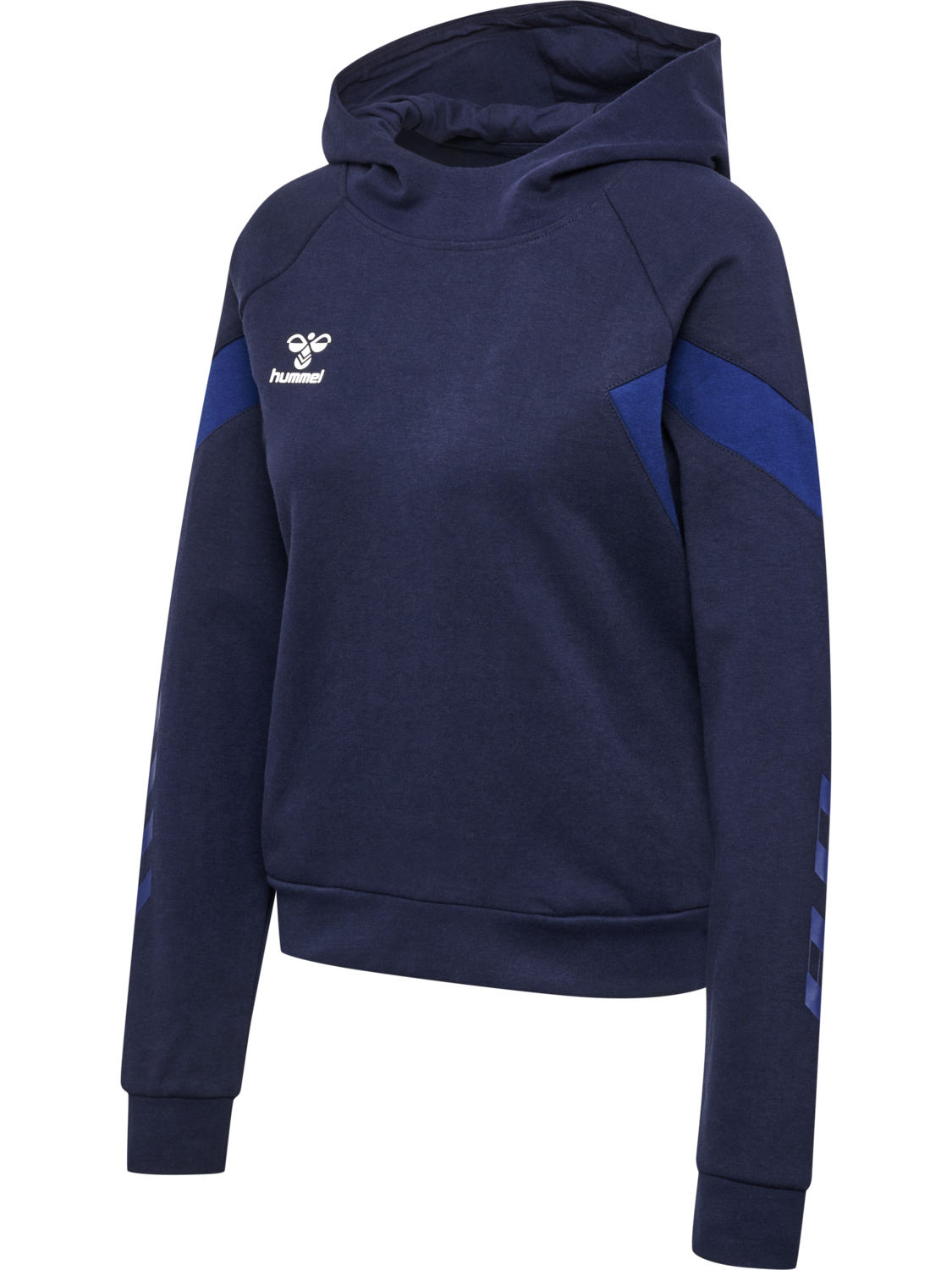 hmlTRAVEL SWEAT HOODIE WOMAN, MARINE, packshot