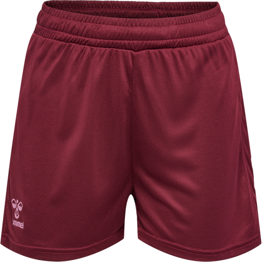 hmlACTIVE PL SHORTS WOMAN, BURGUNDY, packshot