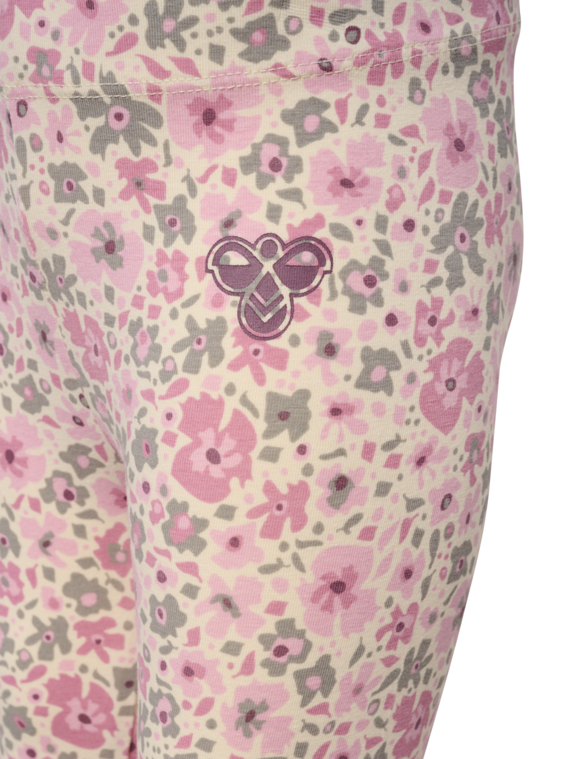 hmlMINI FLOWER AOP TIGHTS, PINK NECTAR, packshot