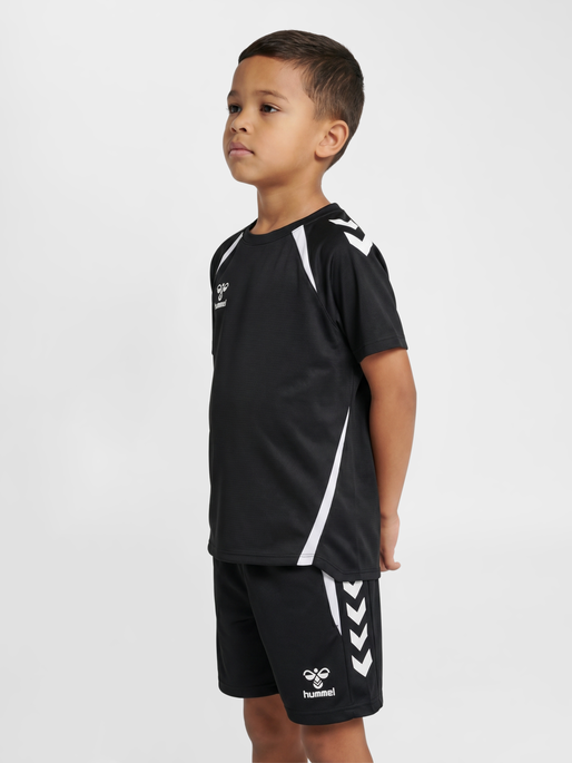 hmlLEAD 2.0 JERSEY S/S KIDS, BLACK/ASPHALT, model