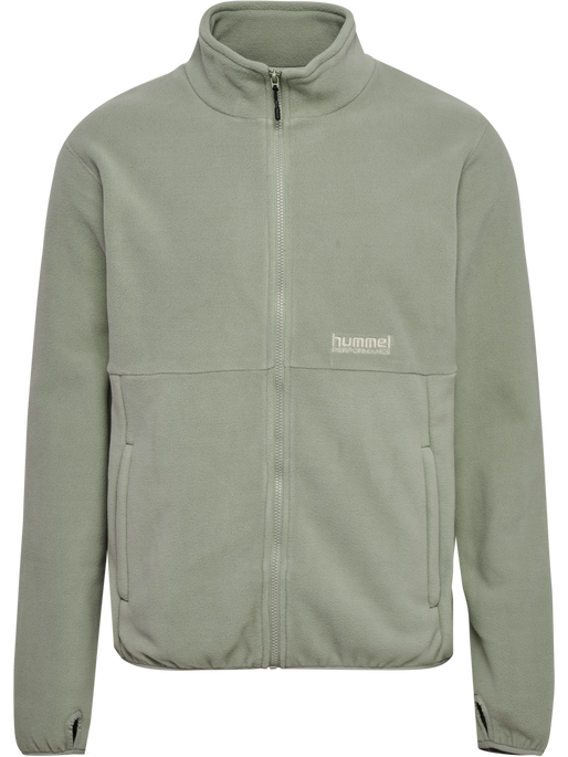 hmlPULSE FLEECE JACKET, SEAGRASS hmlPULSE FLEECE JACKET, SEAGRASS, packshot