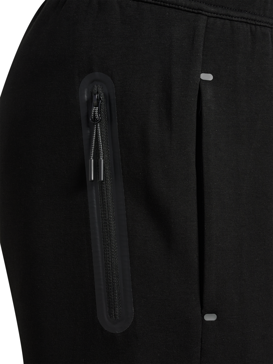 hmlTECH FLEECE REGULAR PANTS, BLACK, packshot