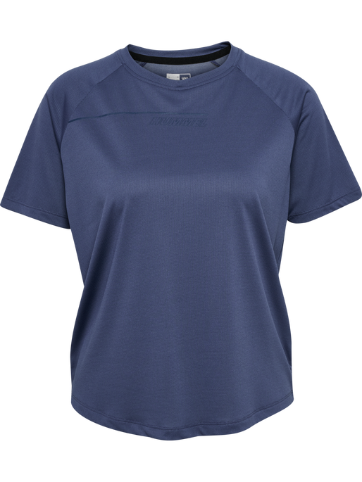 hmlCOURT LIGHT WEIGHT T-SHIRT W, BLUE INDIGO, packshot