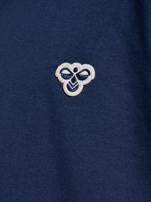 hmlJR LOOSE T-SHIRT S/S BEE, DRESS BLUES, packshot