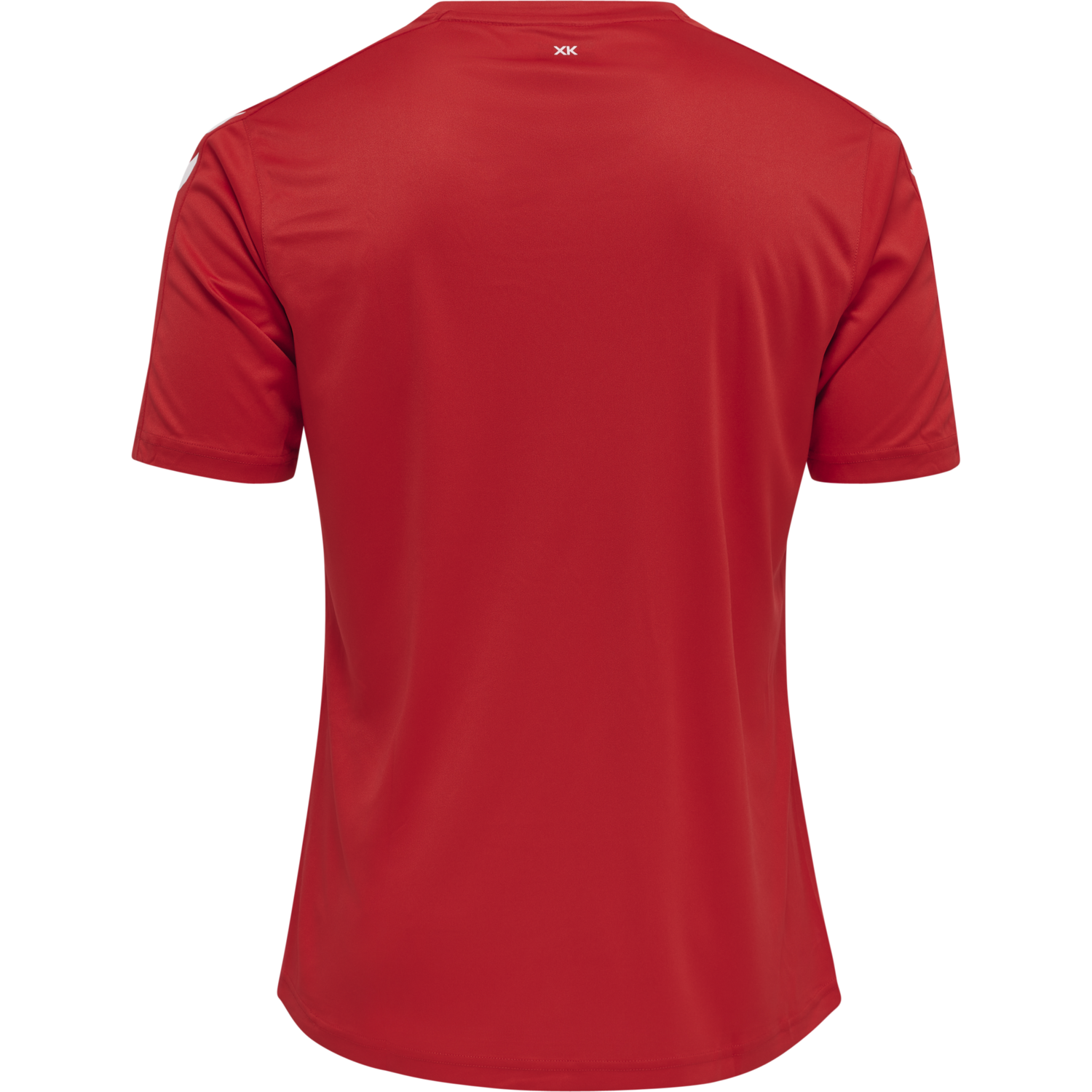 hmlCORE XK STRIPED JERSEY S/S, TRUE RED/WHITE, packshot