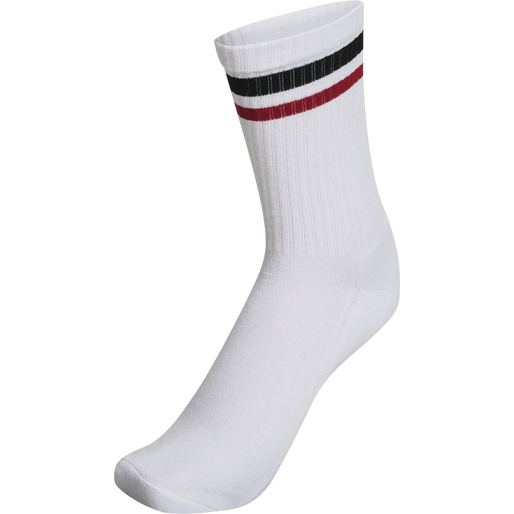 hmlRETRO 4-PACK SOCKS MIX, WHITE/BLACK, packshot