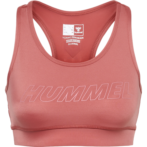 hmlTE TOLA SPORTS BRA, WITHERED ROSE, packshot