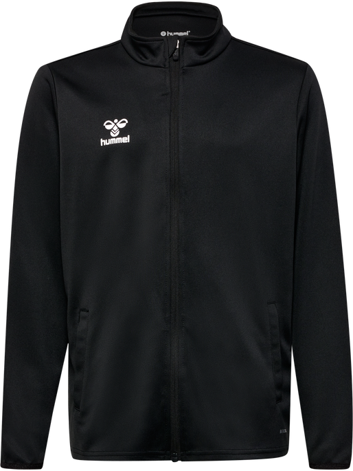 hmlESSENTIAL TRACK JACKET KIDS, BLACK, packshot