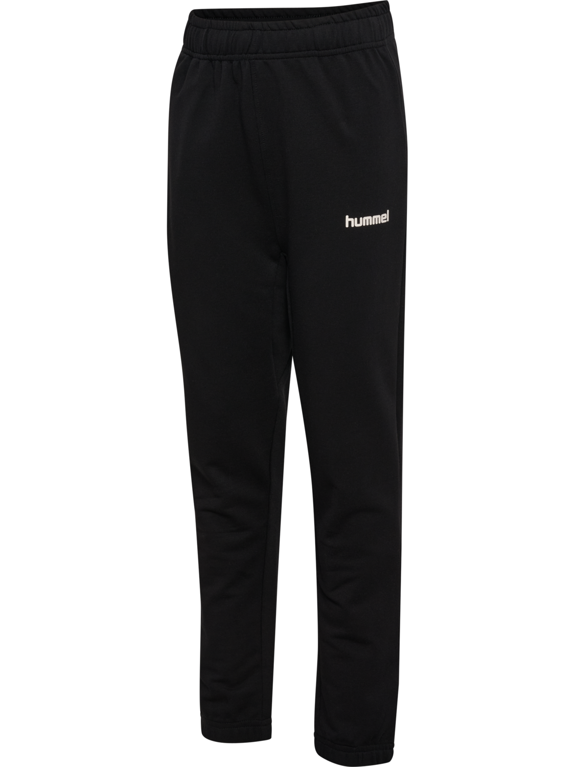 hmlJR REG LOGO ADJ WAIST PANTS, BLACK, packshot
